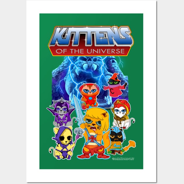 Kittens of the universe Wall Art by darklordpug